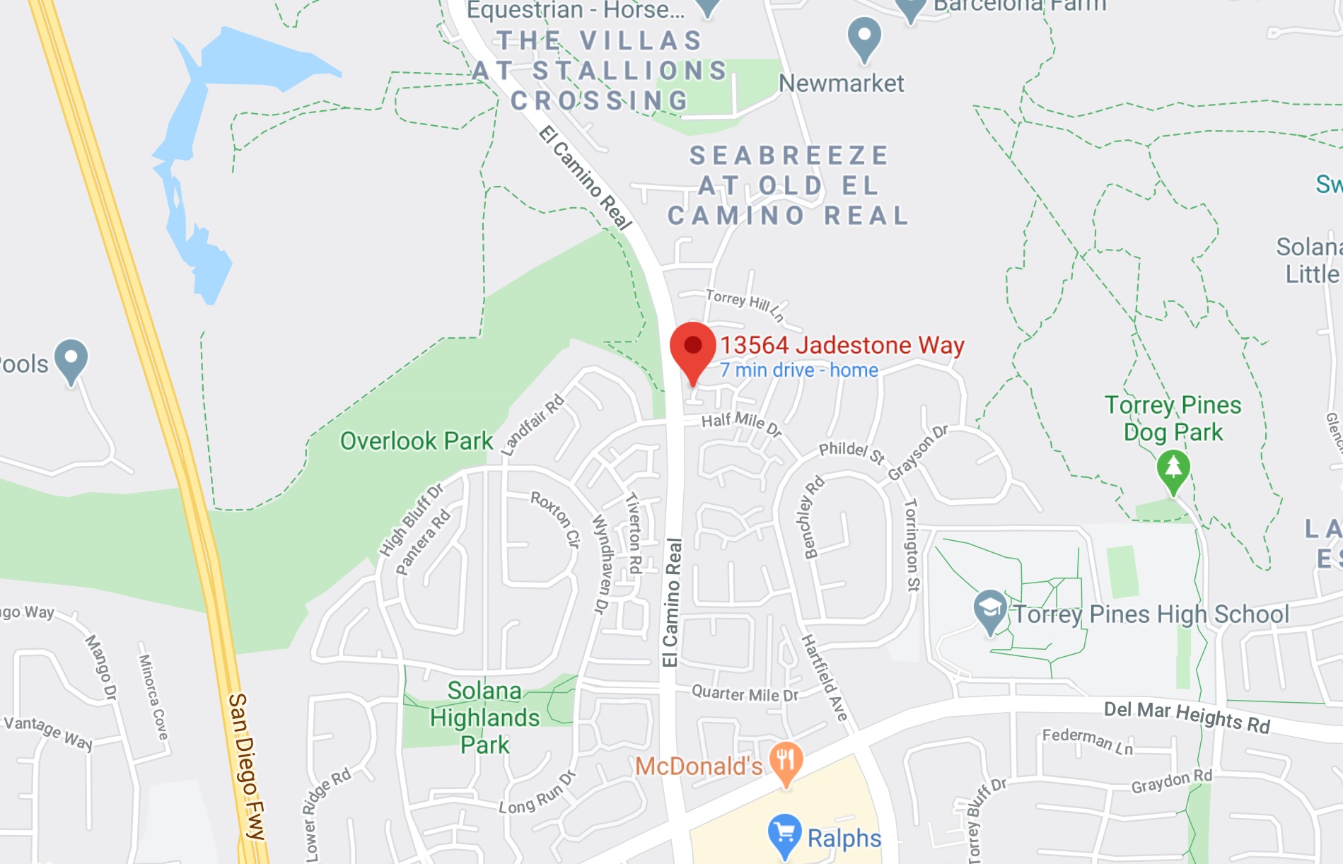 Palmilla Townhomes in North of Del Mar Heights Rd, Carmel Valley, San Diego 92130