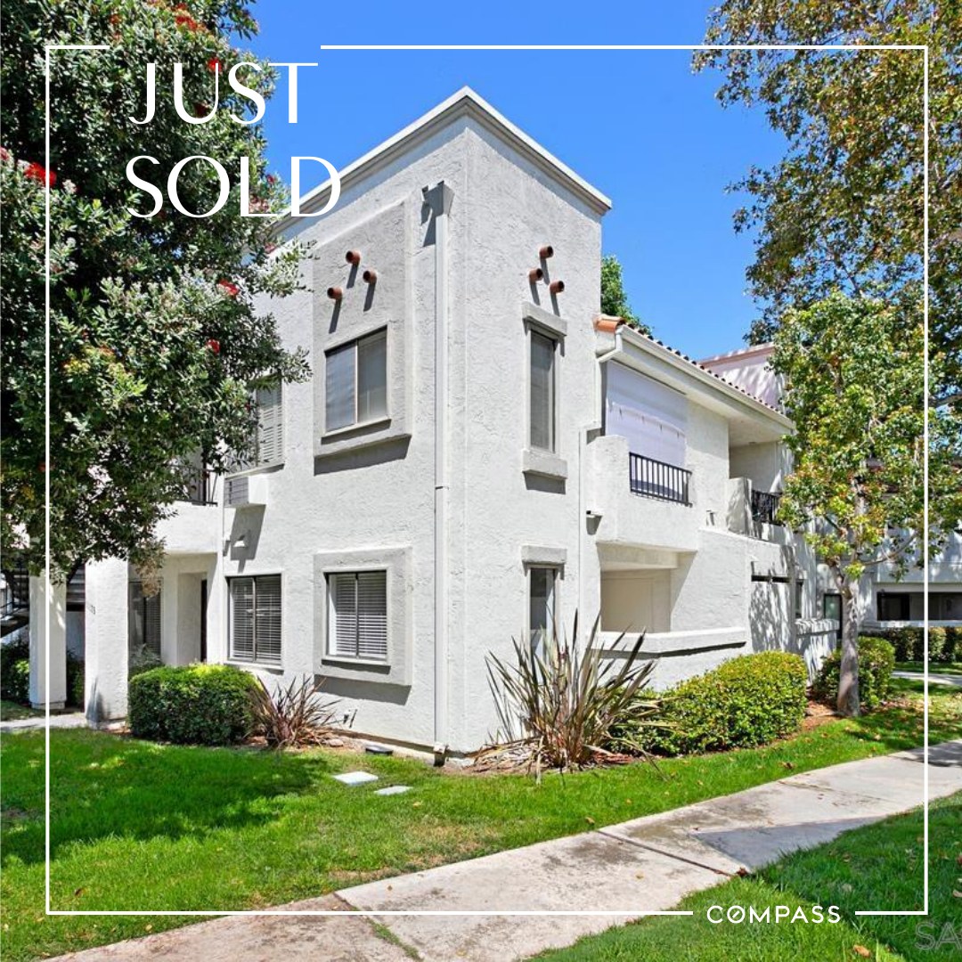 SOLD by Shirin + Ana! 1 BR condo in Mira Mesa for $410k