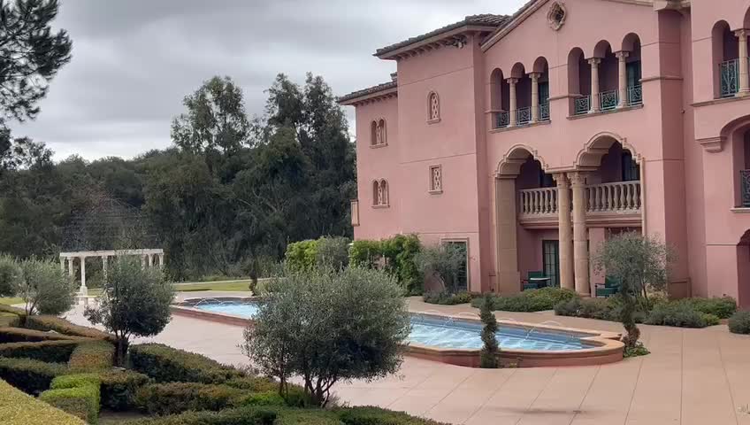 Rainy day in Carmel Valley, San Diego