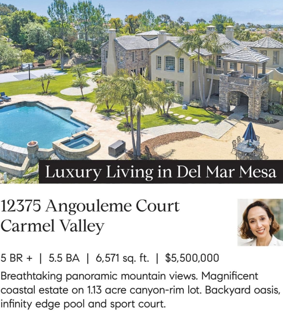 San Diego Union-Tribune Newspaper Featured My Listing.