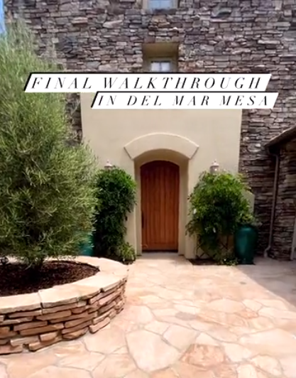 Final Walkthrough in Del Mar Mesa!