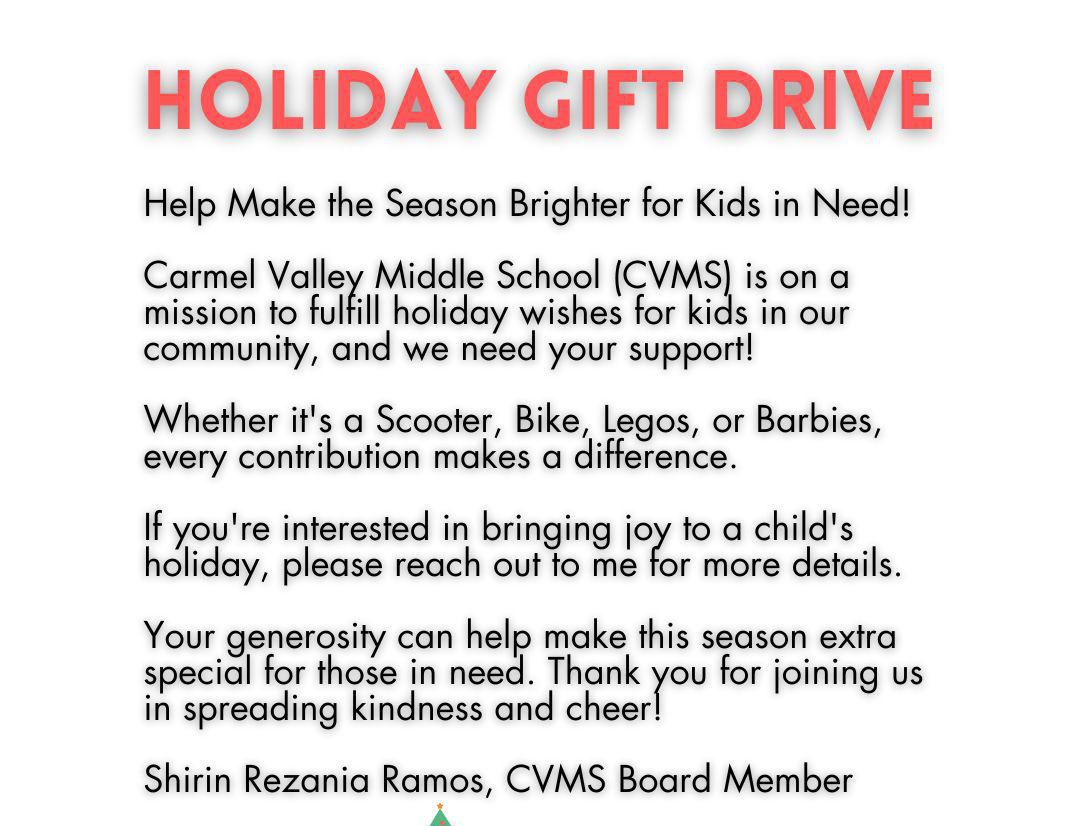 Holiday Gift Drive