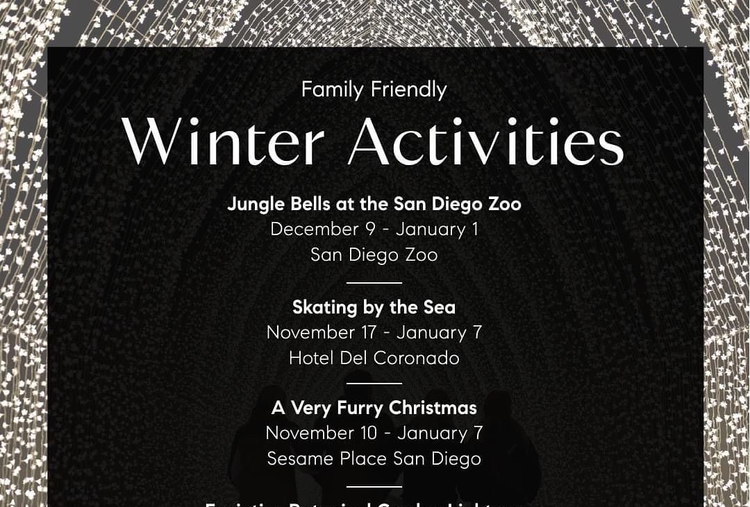 Family Friendly Winter Activities in San Diego