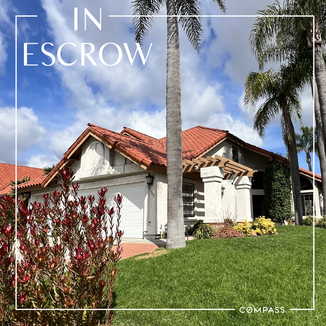 In Escrow! 4 BR Home in Rancho Bernardo