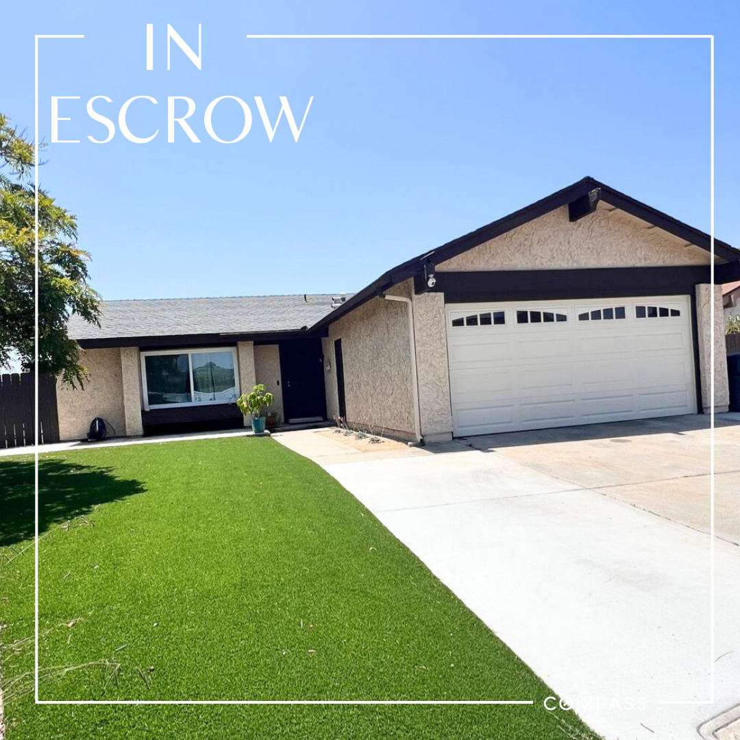 In Escrow! 3 BR Home in Mira Mesa
