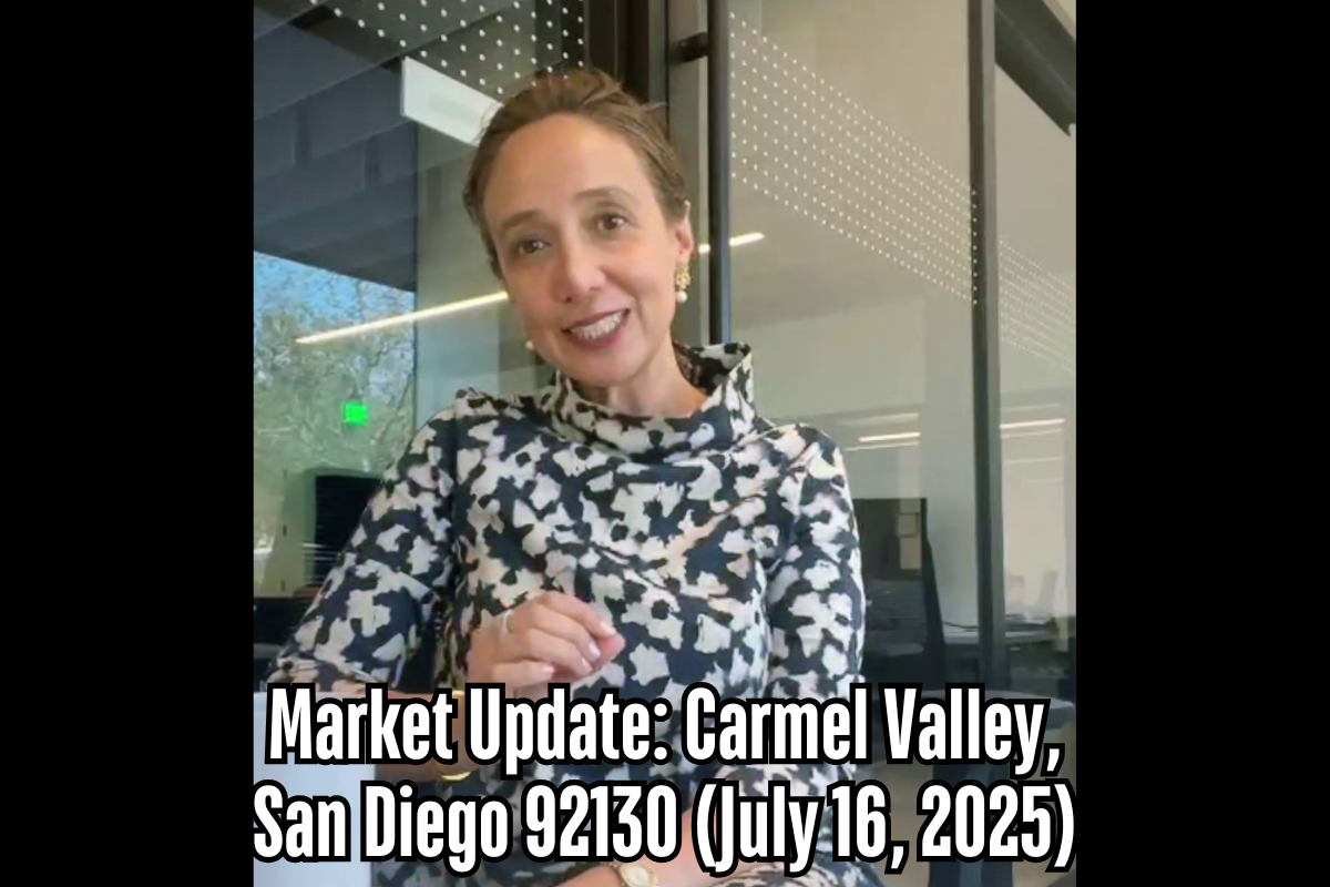 Carmel Valley, San Diego 92130 Market Update (July 16, 2025)