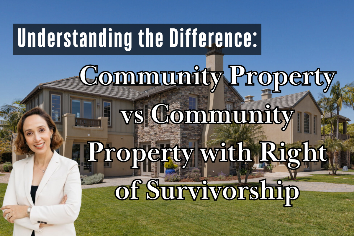 Understanding the Difference: Community Property vs Community Property with Right of Survivorship