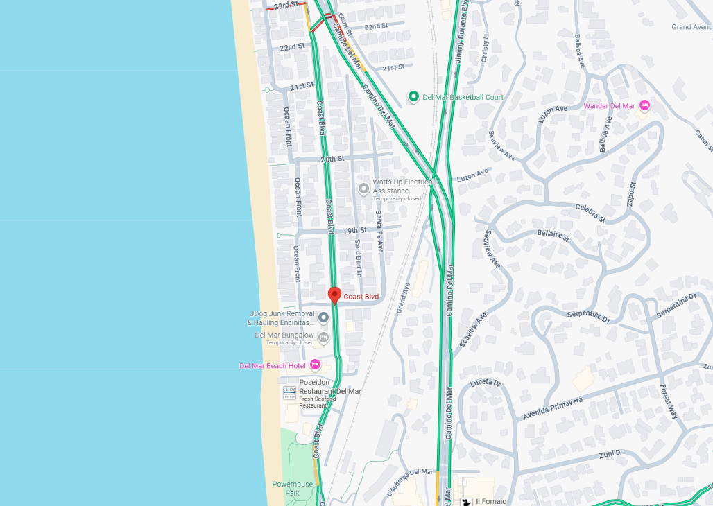 Coast Boulevard Condominiums in Del Mar, CA 92014