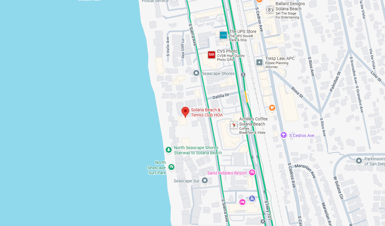 Solana Beach and Tennis Club Condos in Solana Beach, CA 92075