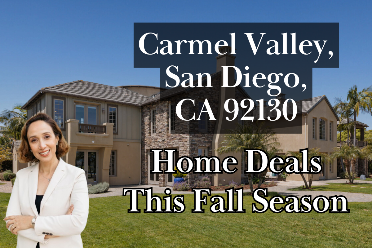 Carmel Valley, San Diego, CA 92130 Home Deals This Fall Season