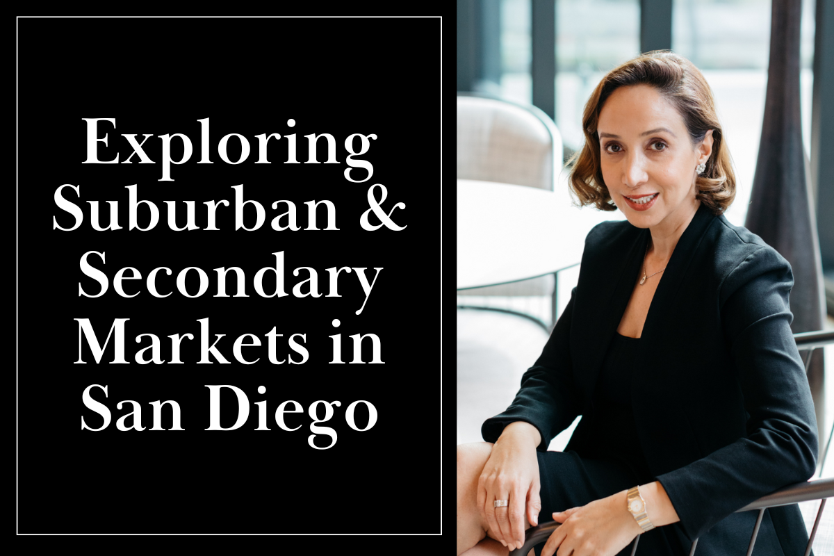 Exploring Suburban and Secondary Markets in San Diego