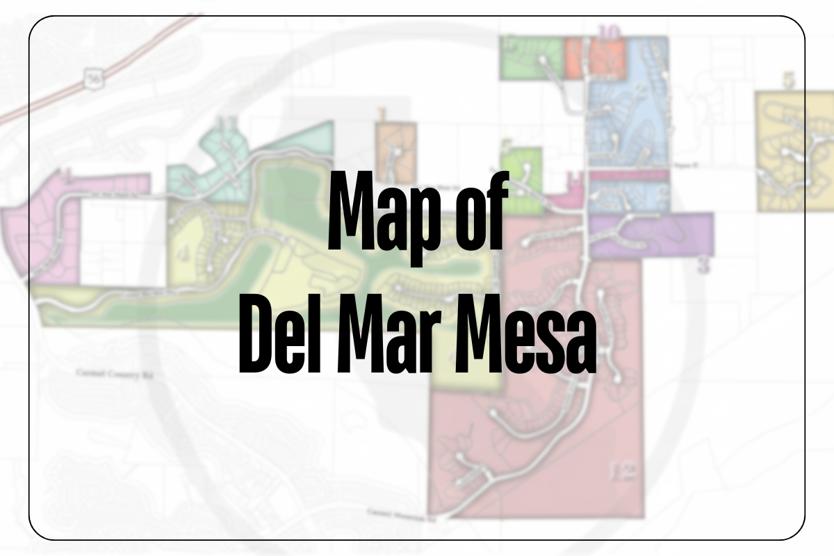 Map of Del Mar Mesa